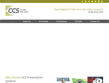 Tablet Screenshot of ccsnewengland.com